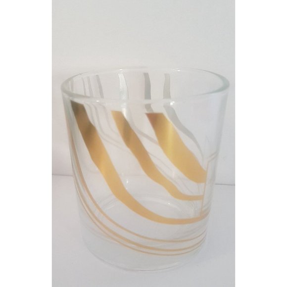 Calvin Klein 4” Whiskey Glass Candle Holder Votive Designer NO CANDLE Ness Frag - Picture 10 of 10